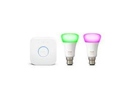 Philips Hue Hue White and Colour Ambiance - Mini kit de iniciación B22, 10 W