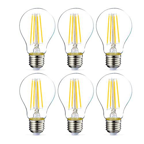 Amazon Basics Bombilla LED Esférica E27 con Filamento