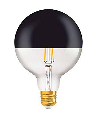 Osram Vintage 1906 Led Bombilla LED Globo con Cúpula Negra