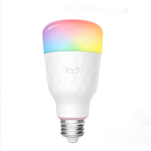 Yeelight 1S YLDP13YL Bombilla Wifi, Cambio de color inteligente 1700-6500K Regulable 8.5W Luz blanca Led funciona con Homekit