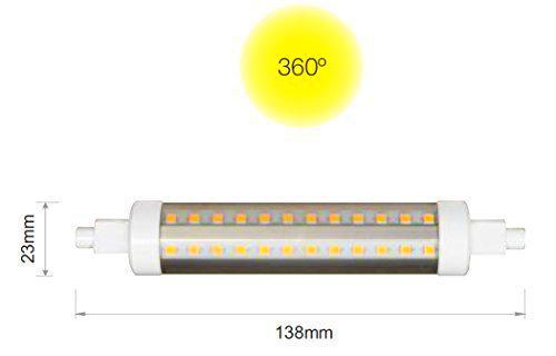 LAM. LED HQI TUBULAR 13W RX7S 138mm 360º 4000K marca BENEITO FAURE