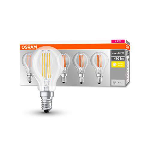 Osram Classic - Lámpara LED (4 W, E14, A++, 470 lm