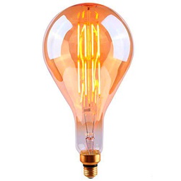 Bombilla LED Gota Gigante E27 8W Equi.40W 500lm Regulable Gold 15000H 7hSevenOn Vintage