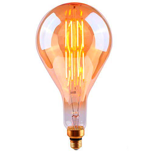 Bombilla LED Gota Gigante E27 8W Equi.40W 500lm Regulable Gold 15000H 7hSevenOn Vintage