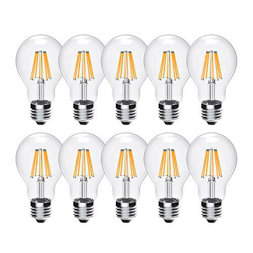 Imperia 6013106 Bombilla LED gota E27, 8 W, 10.6 x 6 x 6 cm, 10 unidad