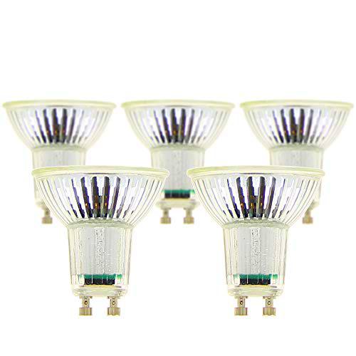 Lote de 5 bombillas LED foco - casquillo GU10 - Consumo 4-8 W