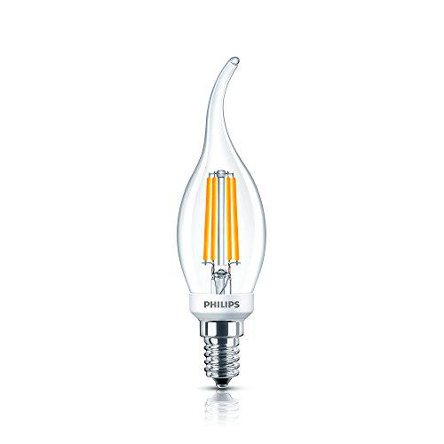 Philips Lámpara LED Classic LEDcandle D 5 - 40 W ba35 E14 827 cl