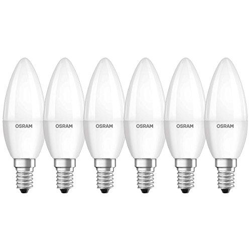 Osram Star Cl 40 Bombilla LED E14, 5 W, Blanco, Pack de 6 unidades, 6