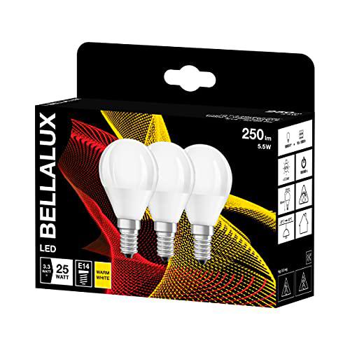 BELLALUX Lámpara LED, casquillo E14, blanco cálido (2700K)