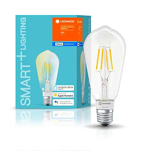 LEDVANCE Lámpara Smart LED, Bluetooth, filamento Edison