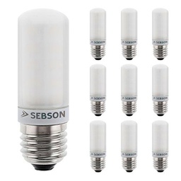 SEBSON® 10 x E27 4W LED (Equivale a 35W - Blanco cálido