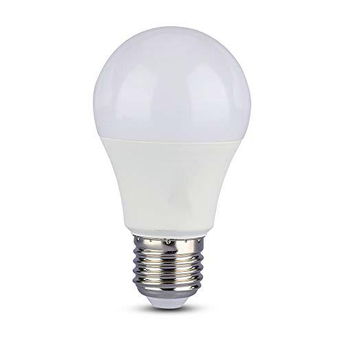 V-TAC, VT-2211 - Bombilla LED E27 11 W A60 con sensor de movimiento y crepuscular 4000 K