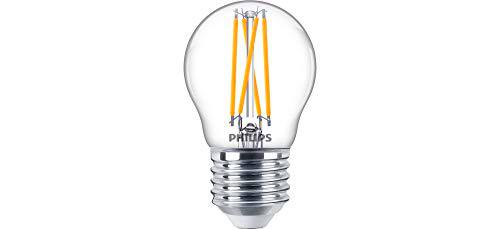 Philips LED Classic Bombilla, 25 W, P45 E27, Transparente