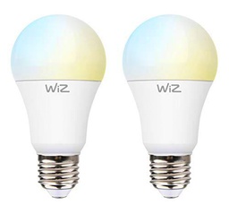 WiZ G2 Whites A60 E27 - Lote de 2 bombillas (plástico