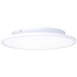 Buffi - Panel led para techo (35 cm), color arena, blanco y blanco
