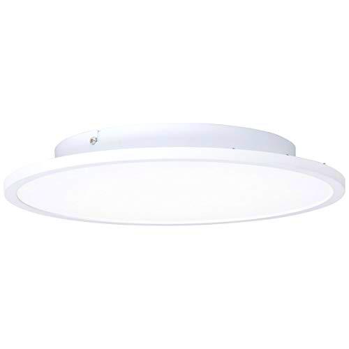 Buffi - Panel led para techo (35 cm), color arena, blanco y blanco