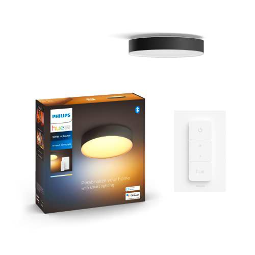 Philips Hue Enrave White Ambiance Smart - Lámpara de techo (tamaño grande)