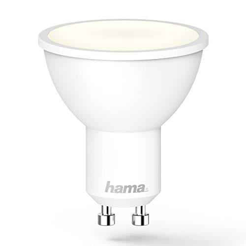 Hama | Bombilla inteligente WiFi GU10, Bombilla LED con 5.5
