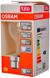OSRAM Lámpara LED Star de filamento esmerilado, casquillo B22d