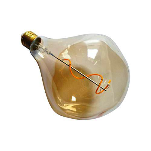 ZONS 811569LOT2 - Lote de 2 bombillas LED decorativas (4 W, ámbar,