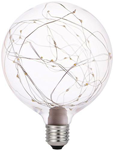 Garza Vintage Starlight - Bombilla Globo Retro LED de Filamento Luz Cálida E27 1,2W