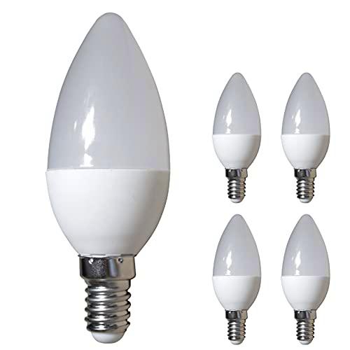 Pack 5x Led Vela C30, 7w. Color Blanco frio (6500K)