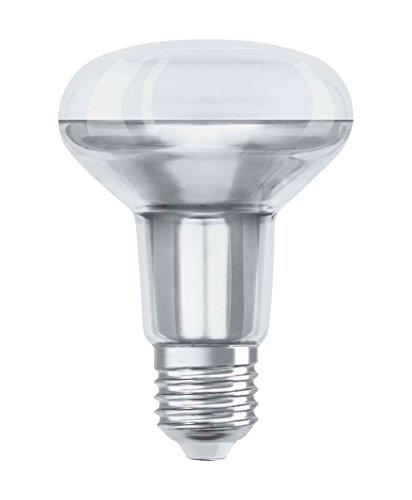 Osram LED bombilla de reflector, casquillo: E27 | Blanco cálido | 2700 K | 9,10 W | Repuestos para reflector bombilla de 100 W | LED Star R80