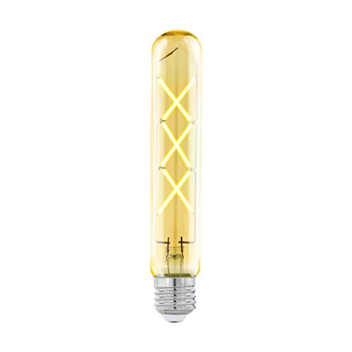 EGLO lámpara LED E27, luz ámbar vintage en forma de tubo