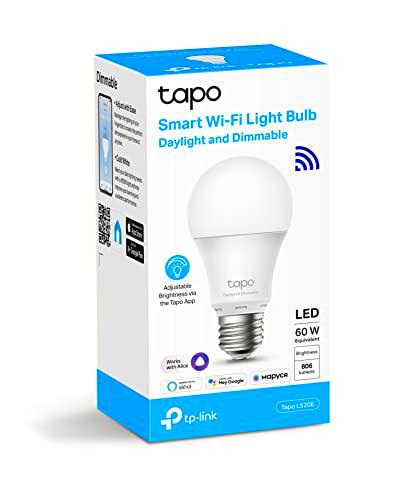 TP-Link TAPO L520E - Bombilla LED Inteligente, Bombilla WiFi sin necesidad de Hub