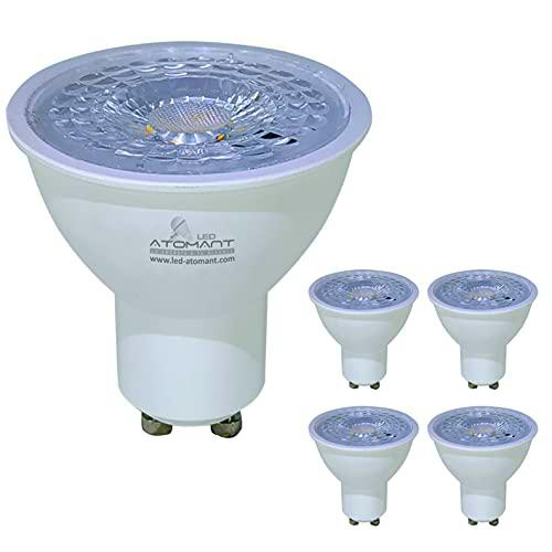 Pack 5x GU10 9w. Color Blanco Calido (3000K). 950 Lumenes