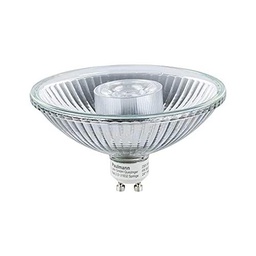 Paulmann Bombilla LED Reflector QPAR111 6.5W Regulable Blanco Cálido Plata Sistema de Iluminación 2700K GU10