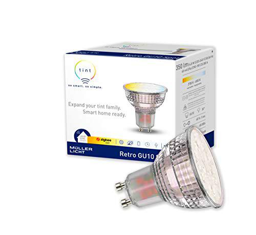 tint Müller-Licht - Bombilla LED GU10, reflector, color blanco (tonos blancos 2700
