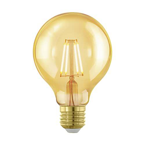 EGLO Bombilla LED E27 regulable, Golden Vintage, luz LED de iluminación retro
