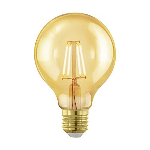 EGLO Bombilla LED E27 regulable, Golden Vintage, luz LED de iluminación retro