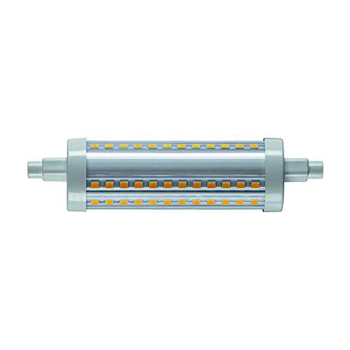 SLV Lámpara LED QT-DE12 / Bombilla LED / R7s 118mm 3000K 15W 2000lm Gris regulable