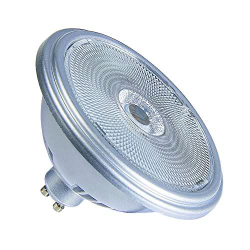 SLV Lámpara LED QPAR111 / Bombilla LED / GU10 2700K 12.5W 1000lm Plata regulable