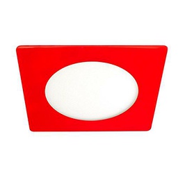 Wonderlamp W-E000059 - Lámpara downlight LED extraplano cuadrado