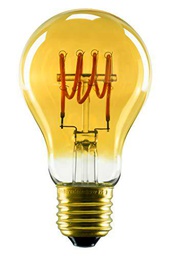 SEGULA Bombilla LED - Cristal dorado - Regulable - E27
