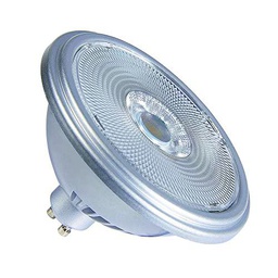 SLV Lámpara LED QPAR111 / Bombilla LED / GU10 4000K 12.5W 1000lm Plata regulable