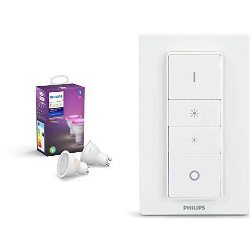 Philips Hue White and Color Ambiance Pack 2 bombillas LED inteligentes GU10