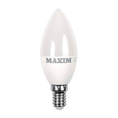 Maxim vela LED blanca fría rosca Edison pequeña (SES) bombilla 6 W (40 W equivalente) [clase energética A +]