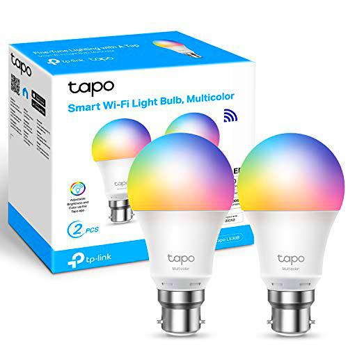 TP-Link Tapo - Bombilla inteligente LED WiFi, B22, 8,7 W