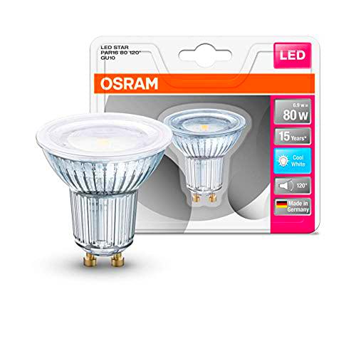 Osram 815599 Bombilla LED GU10, 6.9 W, Blanco