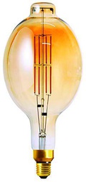 Girard Sudron - Bombilla LED de filamento, 395 mm, 8 W