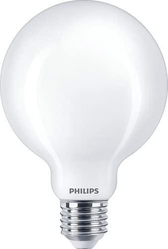 Philips - Bombilla LED cristal 60W Globo E27 luz blanca fría