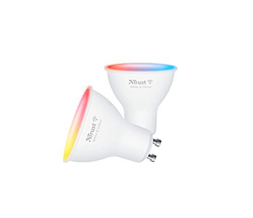 Trust WiFi GU10 Bombilla LED, Compatible con Alexa y Google Home