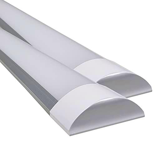 Pack 2x Lampara Luminaria 150cm. 48W. Color Blanco Frio (6500K)