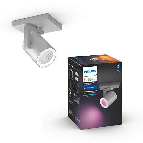 Philips Hue - Lámpara inteligente, Hue Argenta, Foco LED Inteligente