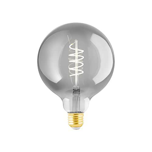 Glo - Bombilla LED E27 regulable estilo vintage, color negro