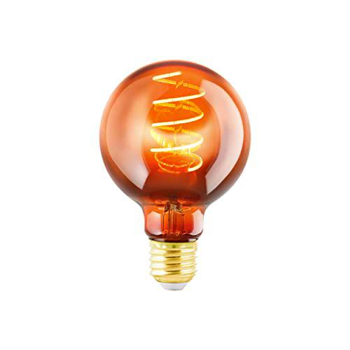 EGLO , Bombilla LED E27 regulable, diseño vintage de cobre